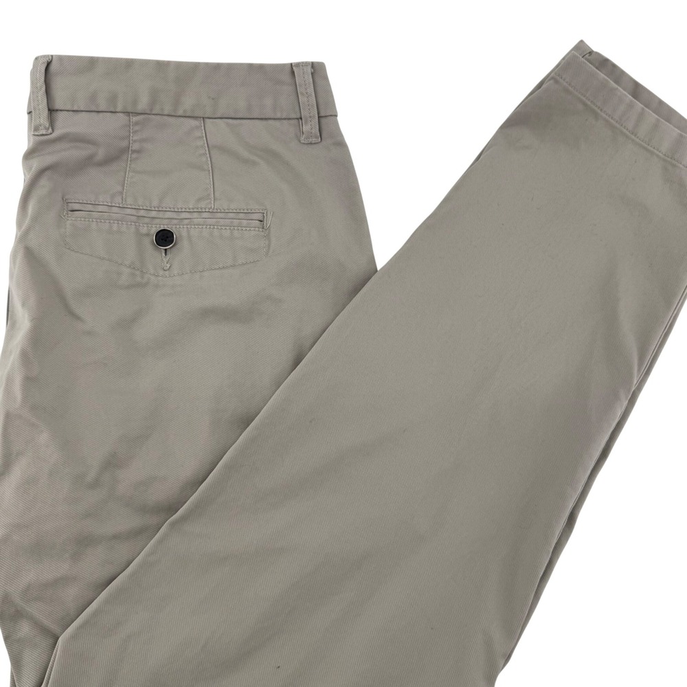 Perk Chinos Mens 35/32 Minimalist Stretch Slim Fit Grey Tapered Pants Casual